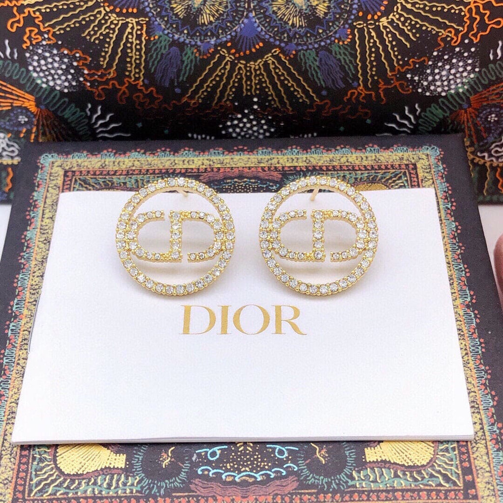 Dior 30 Montaigne 18K Gold Earrings