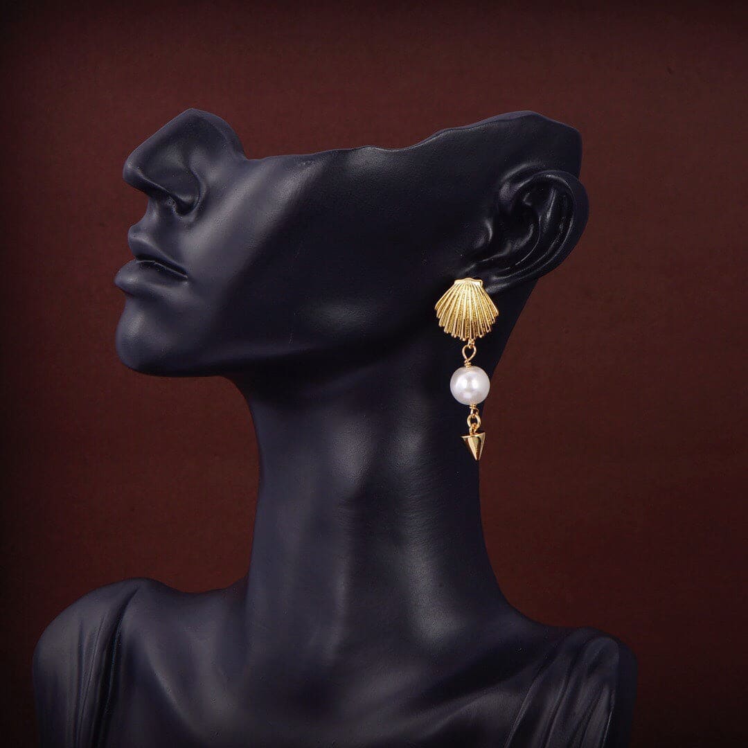 Dior Sea Garden 18K Gold Earrings