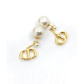 Tribales Pearl 18K Gold Earrings