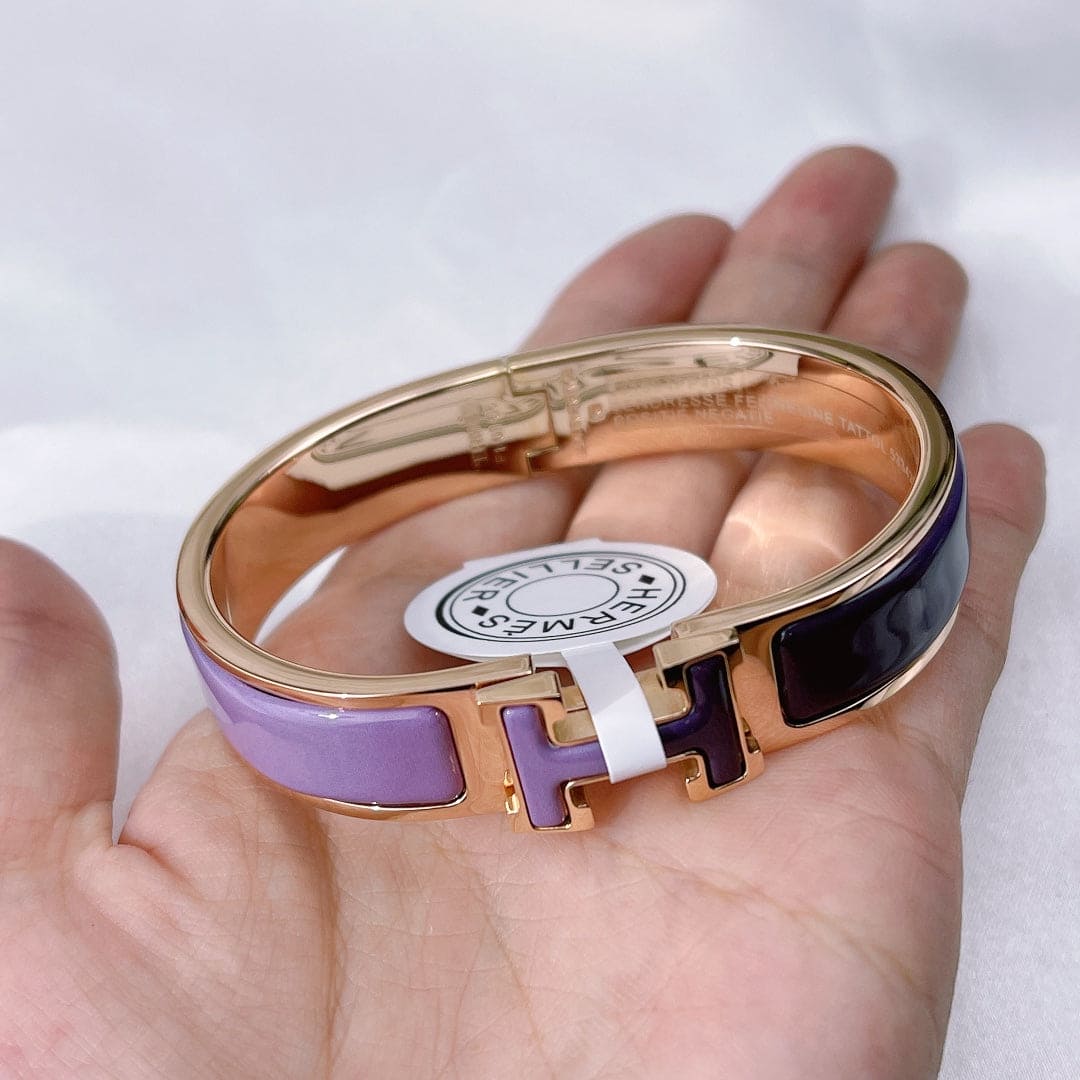 Hermes Clic Fusion 18K Gold Bracelet