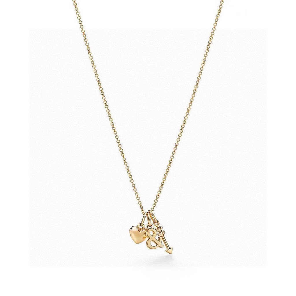 Tiffany Wine and Dine Pendant 18K Gold Necklace