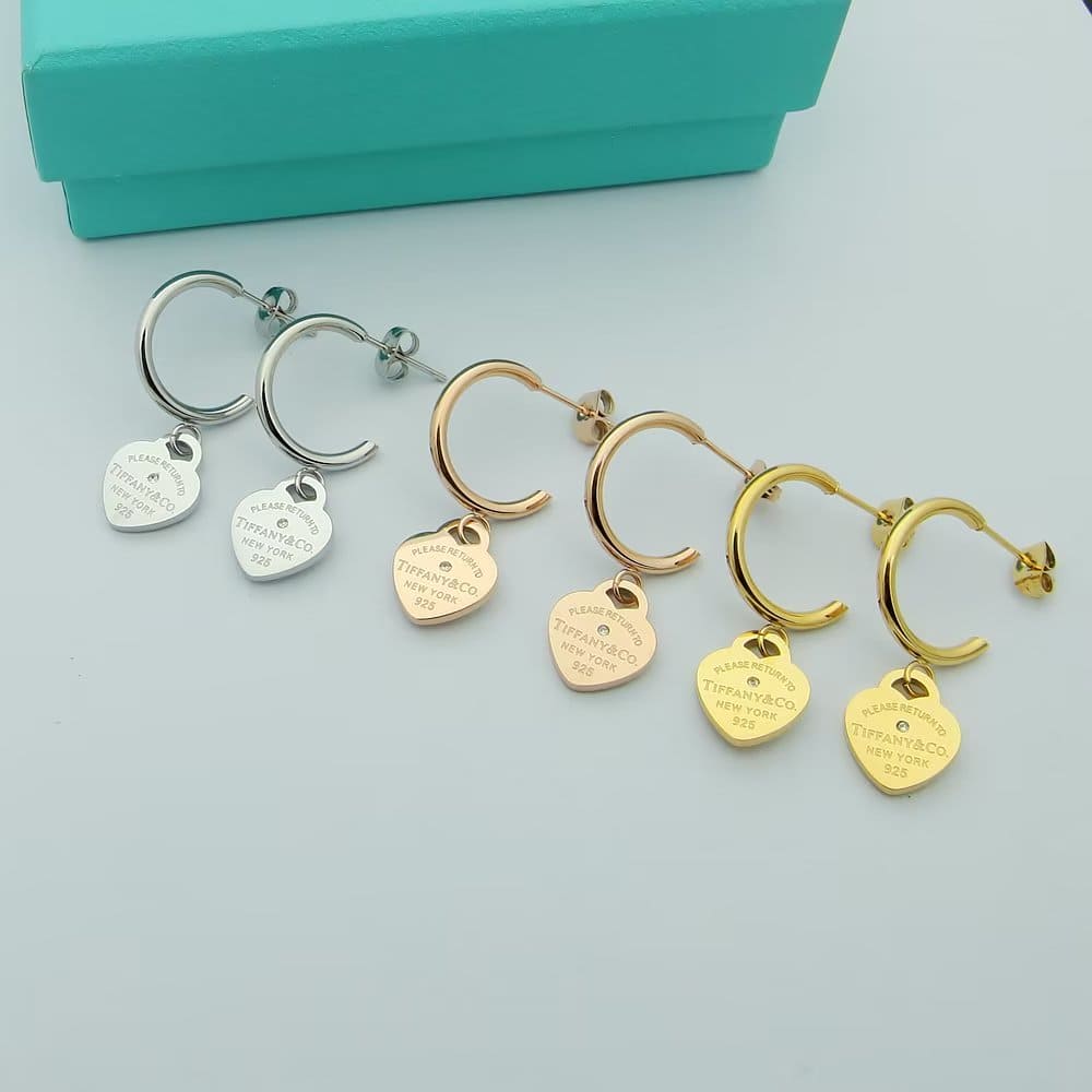 Tiffany Return to Hoop 18K Gold Earrings