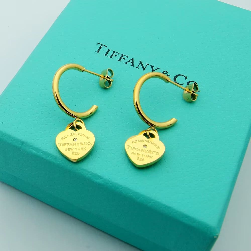 Tiffany Return to Hoop 18K Gold Earrings
