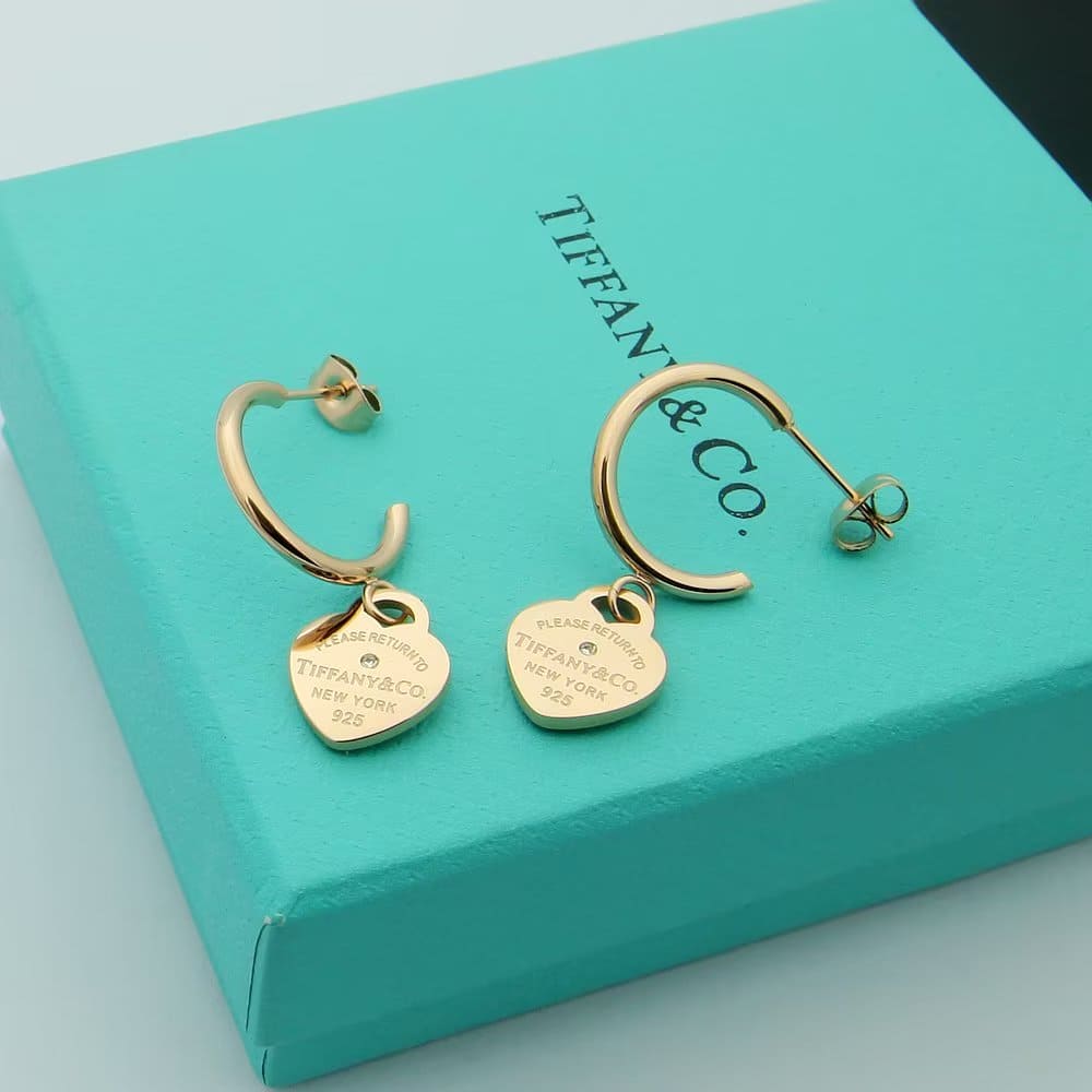 Tiffany Return to Hoop 18K Gold Earrings