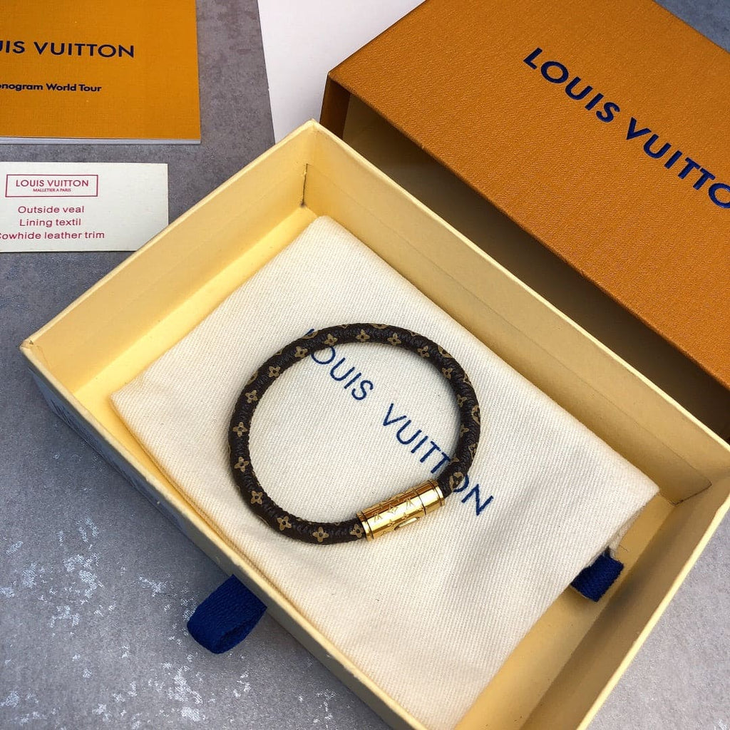 Louis Vuitton Keep It 18K Gold Bracelet