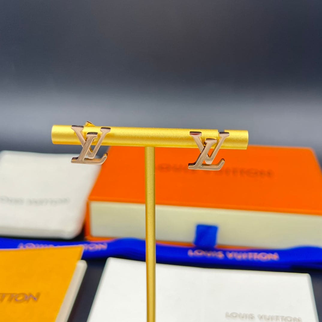 Louis Vuitton Iconic 18K Gold Earrings