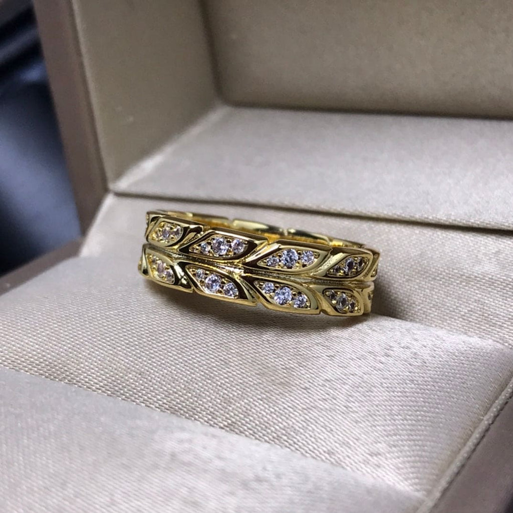 Victoria Vine 18K Yellow Gold Ring