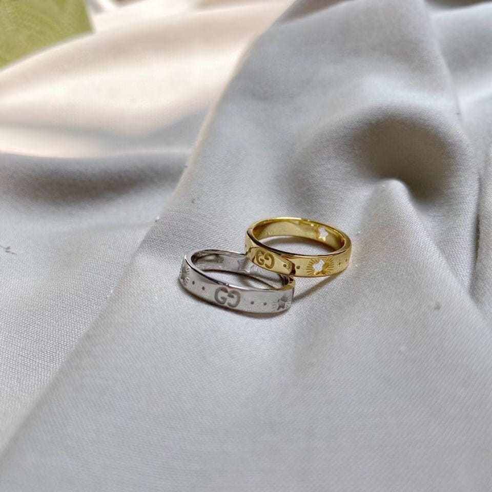 Gucci Double Icon 18K Gold Ring