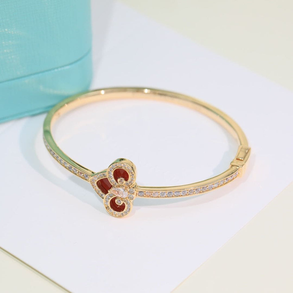 Tiffany Fleur De Lis 18K Gold Bracelet