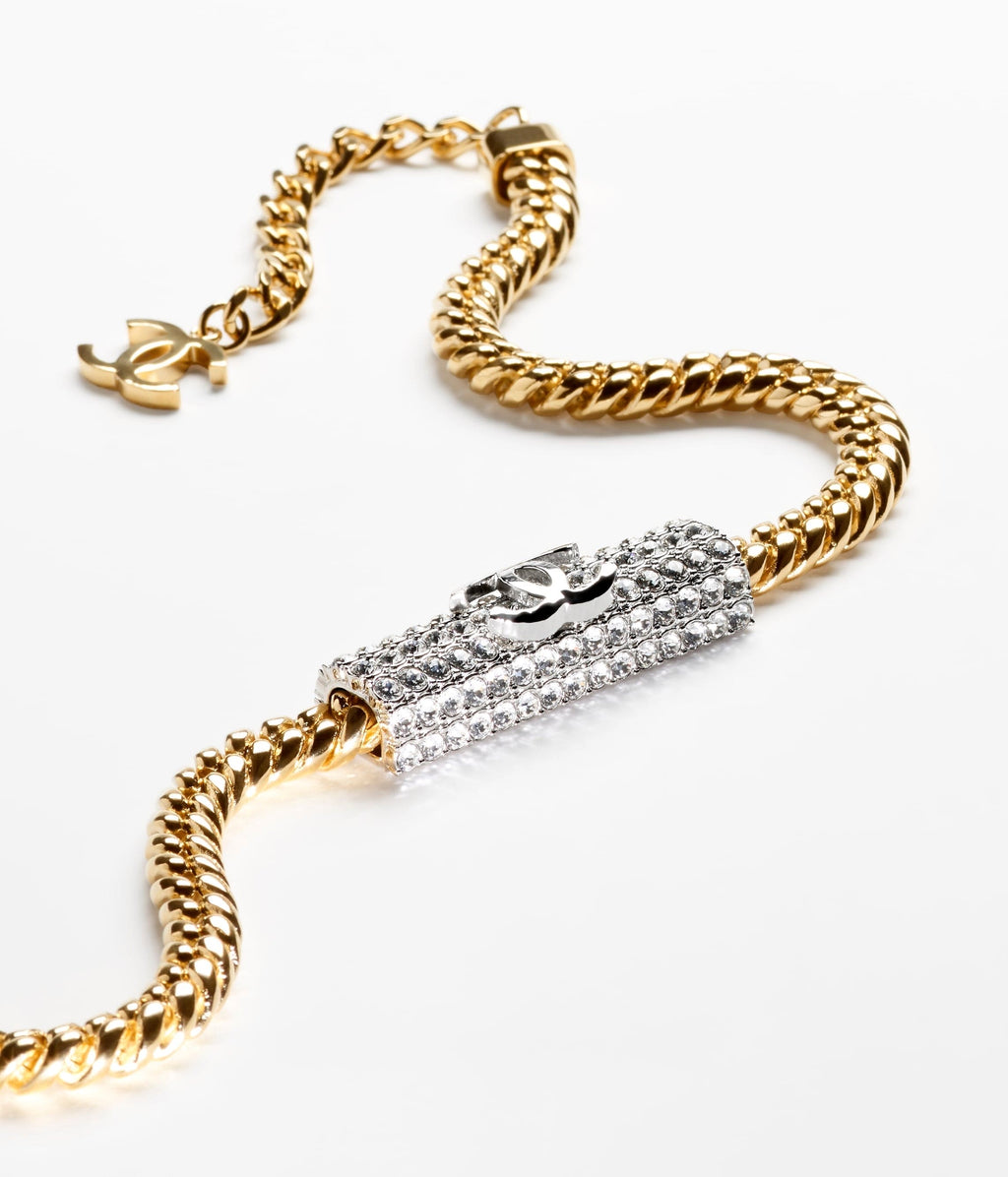 Chanel Diamonds Chain 18K Gold Necklace