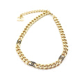 Chanel Black Chain 18K Gold Necklace