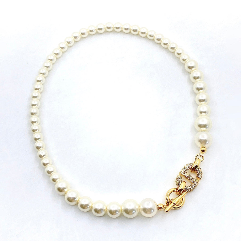 Dior Pearl 18K Gold Necklace