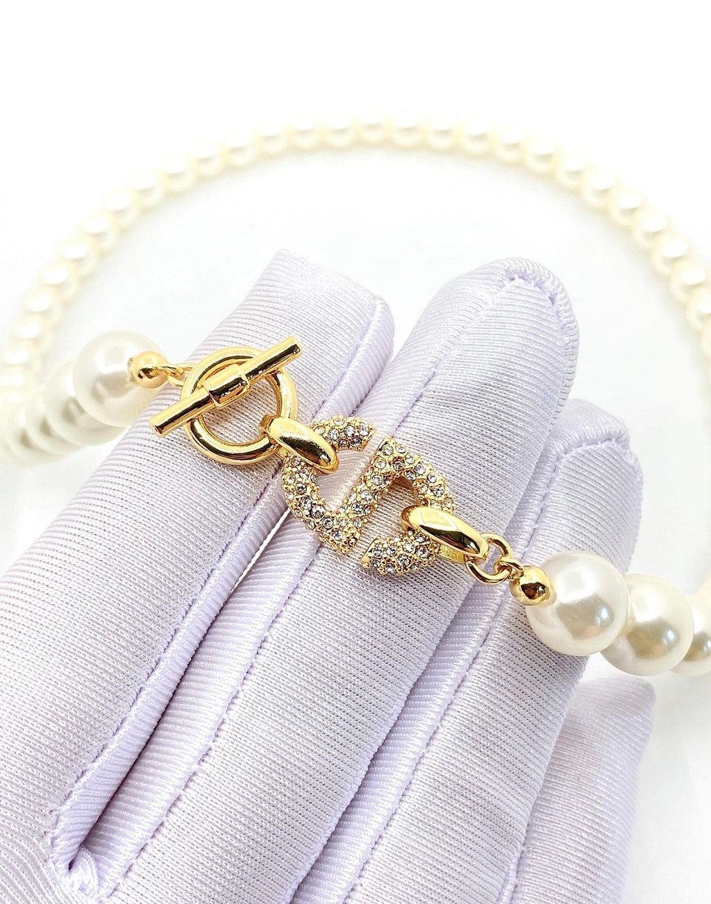 Dior Pearl 18K Gold Necklace