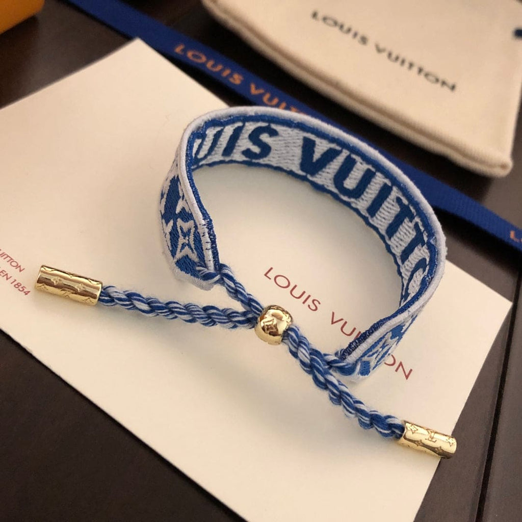 Louis Vuitton Buddy Red & Black 18K Gold Bracelet