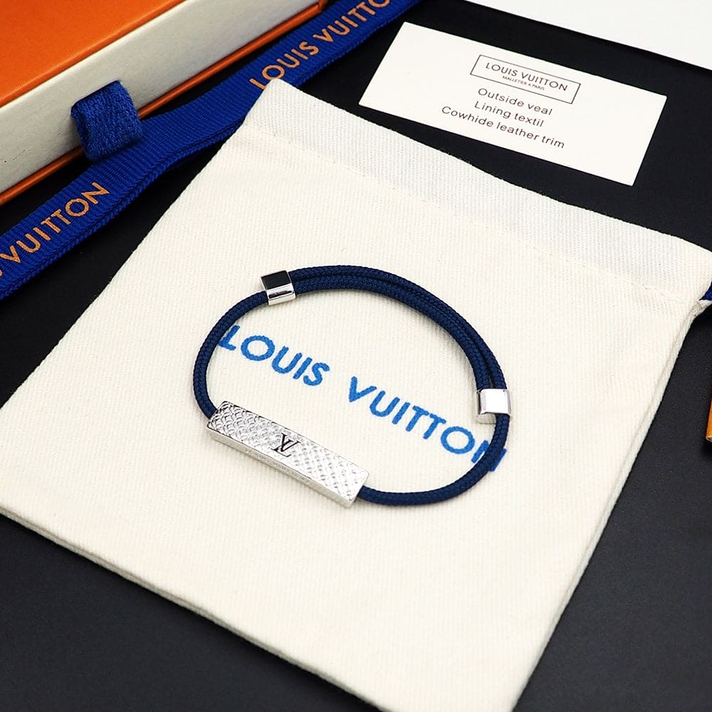 Louis Vuitton Champs Elys ̈¦es Blue 18K Gold Bracelet