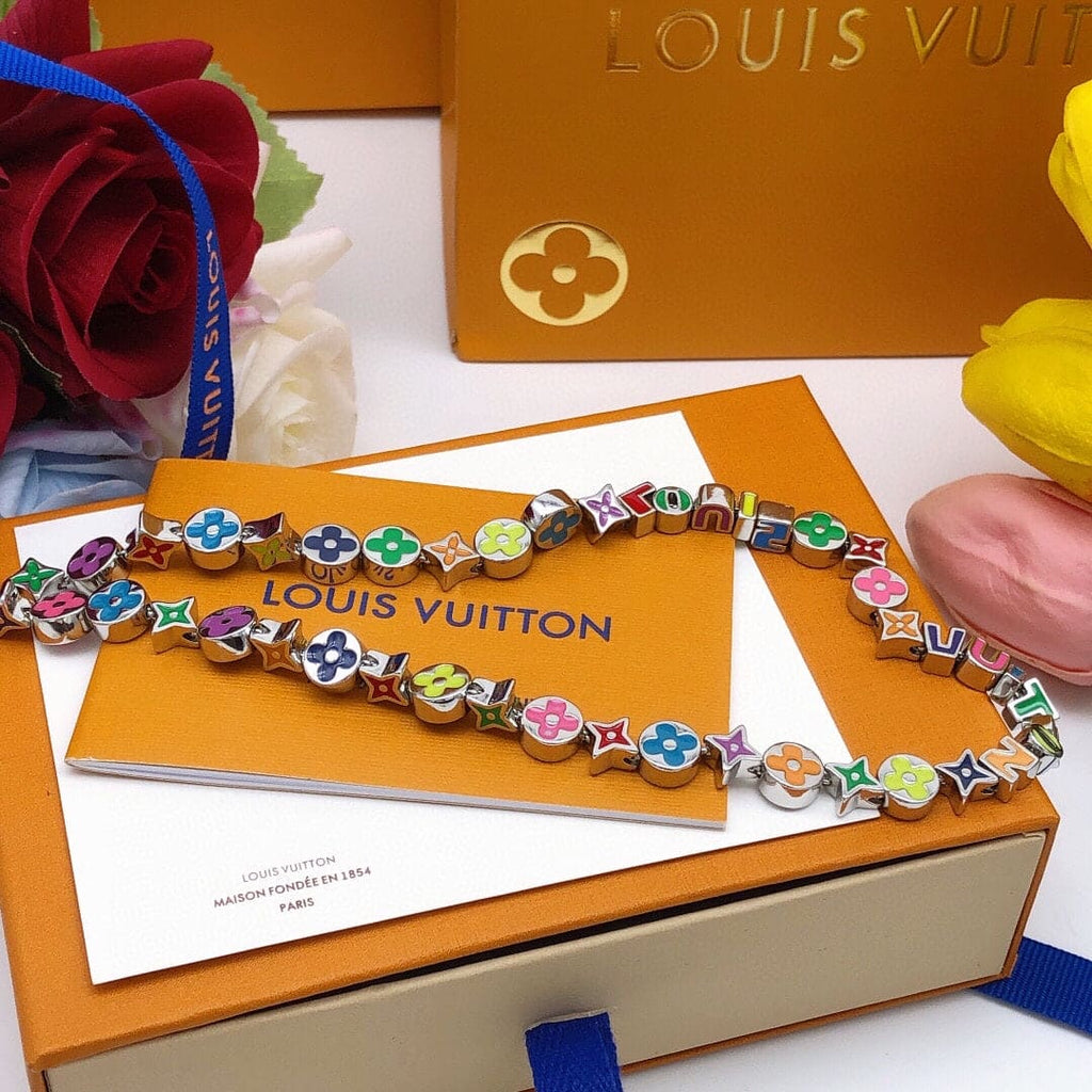 Louis Vuitton Monogram Party 18K Gold Bracelet
