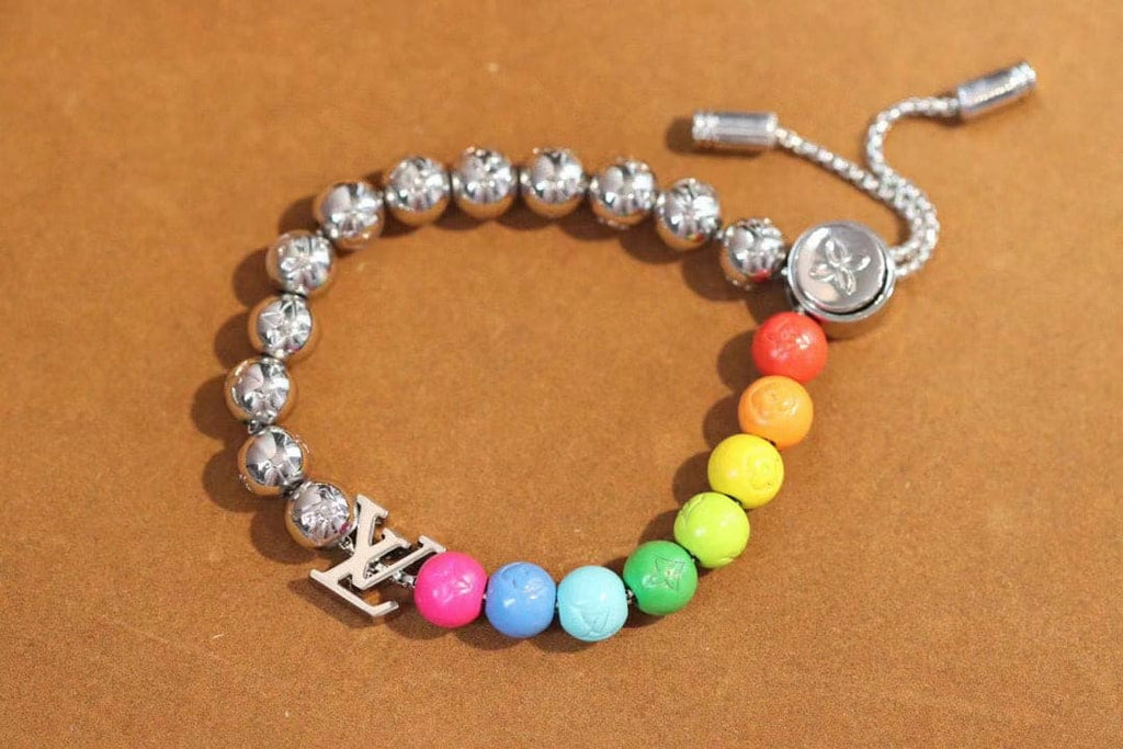 Louis Vuitton Beads Color 18K Gold Bracelet