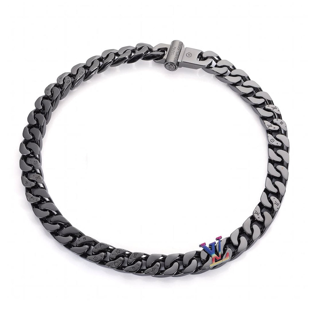 Louis Vuitton Rainbow Chain Link 18K Gold Necklace