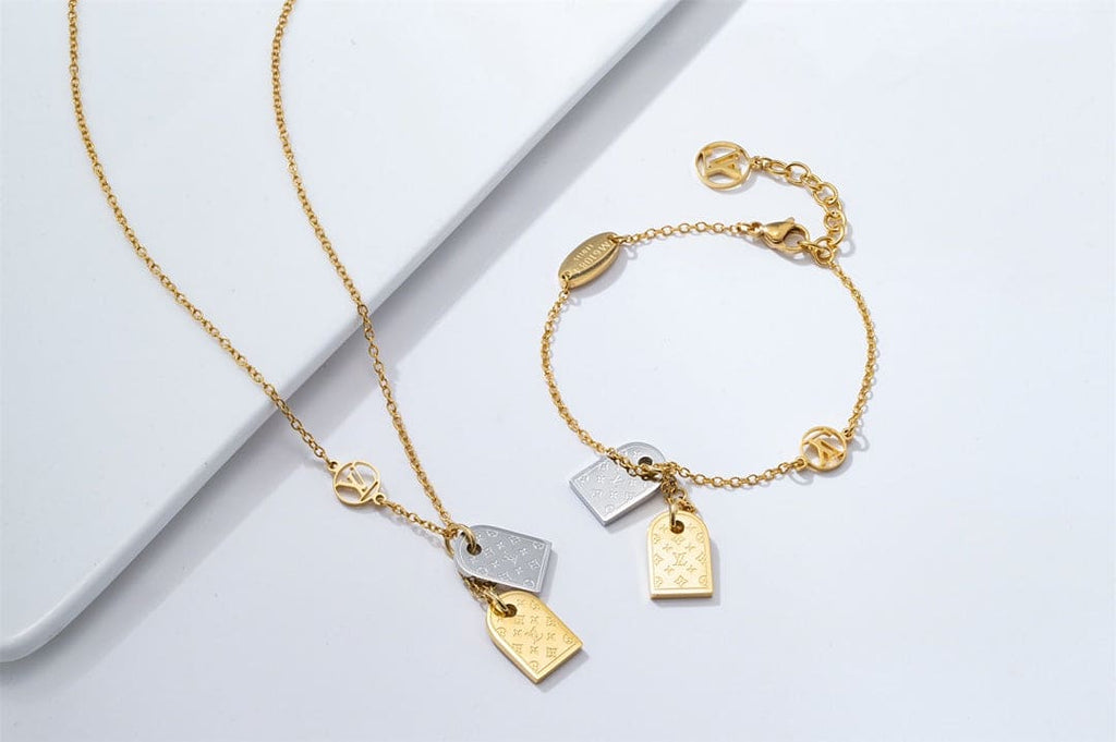 Louis Vuitton Nanogram 18K Gold Bracelet