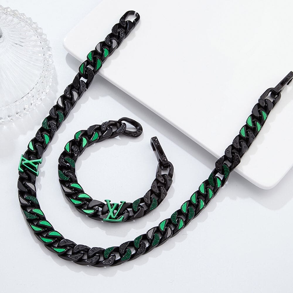 Louis Vuitton 2054 Chain Link 18K Gold Necklace