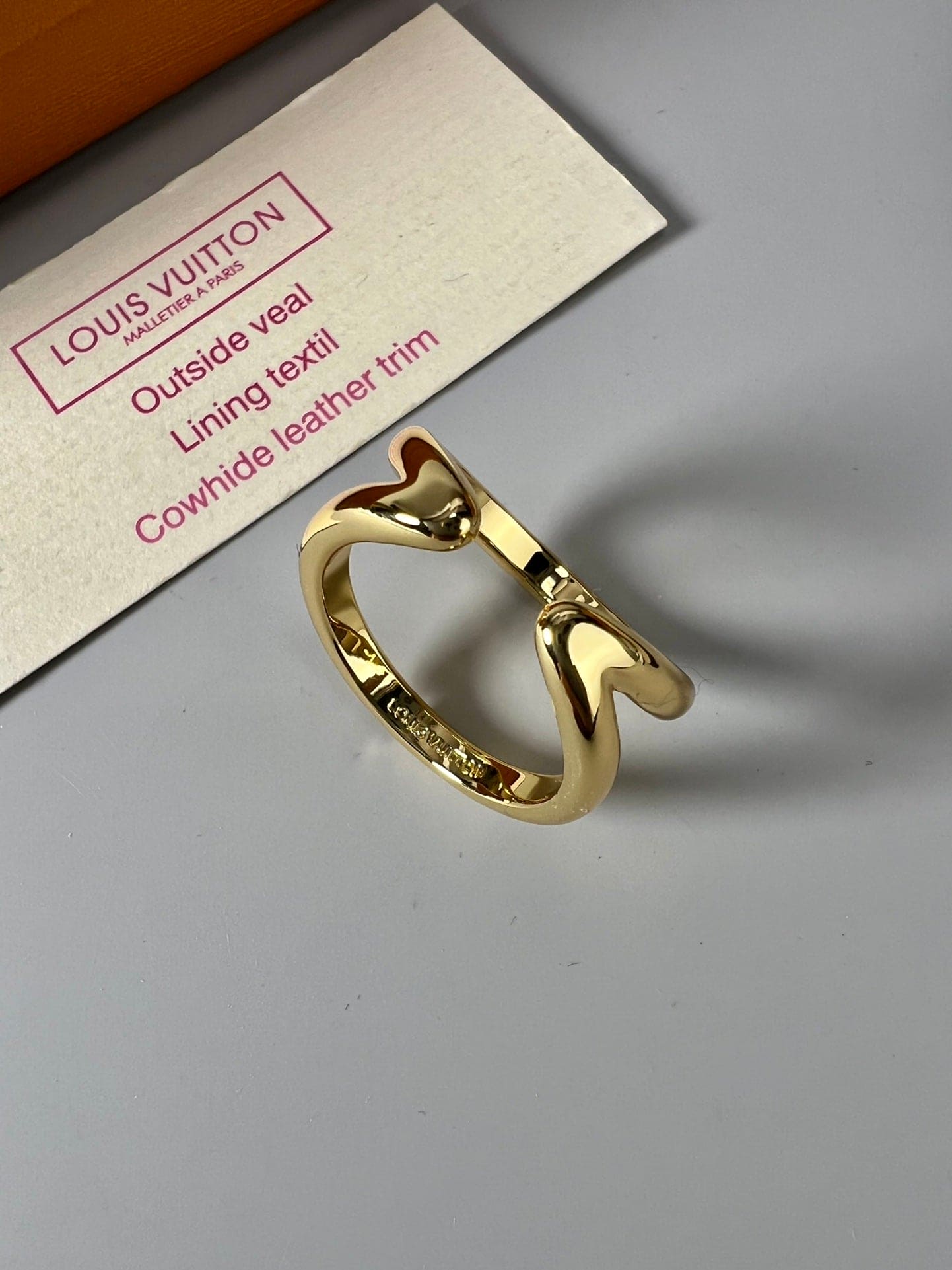 Louis Vuitton Volt Upside Down 18K Gold Ring