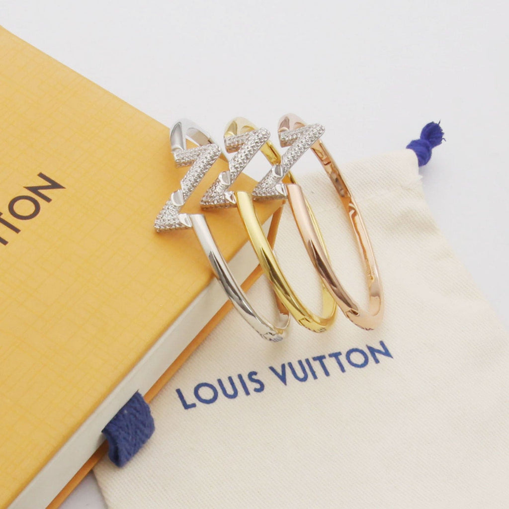 Louis Vuitton Volt Upside Down 18K Gold Bracelet