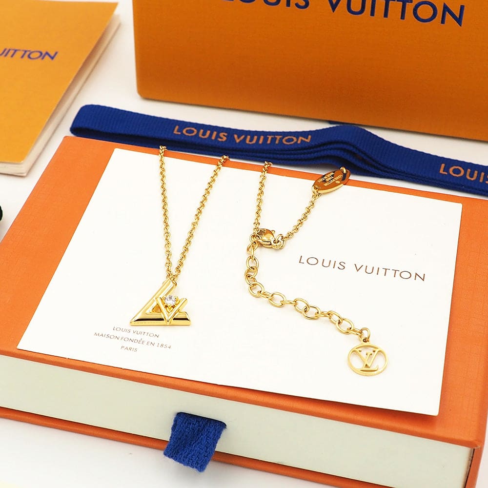 Louis Vuitton Volt One 18K Gold Necklace