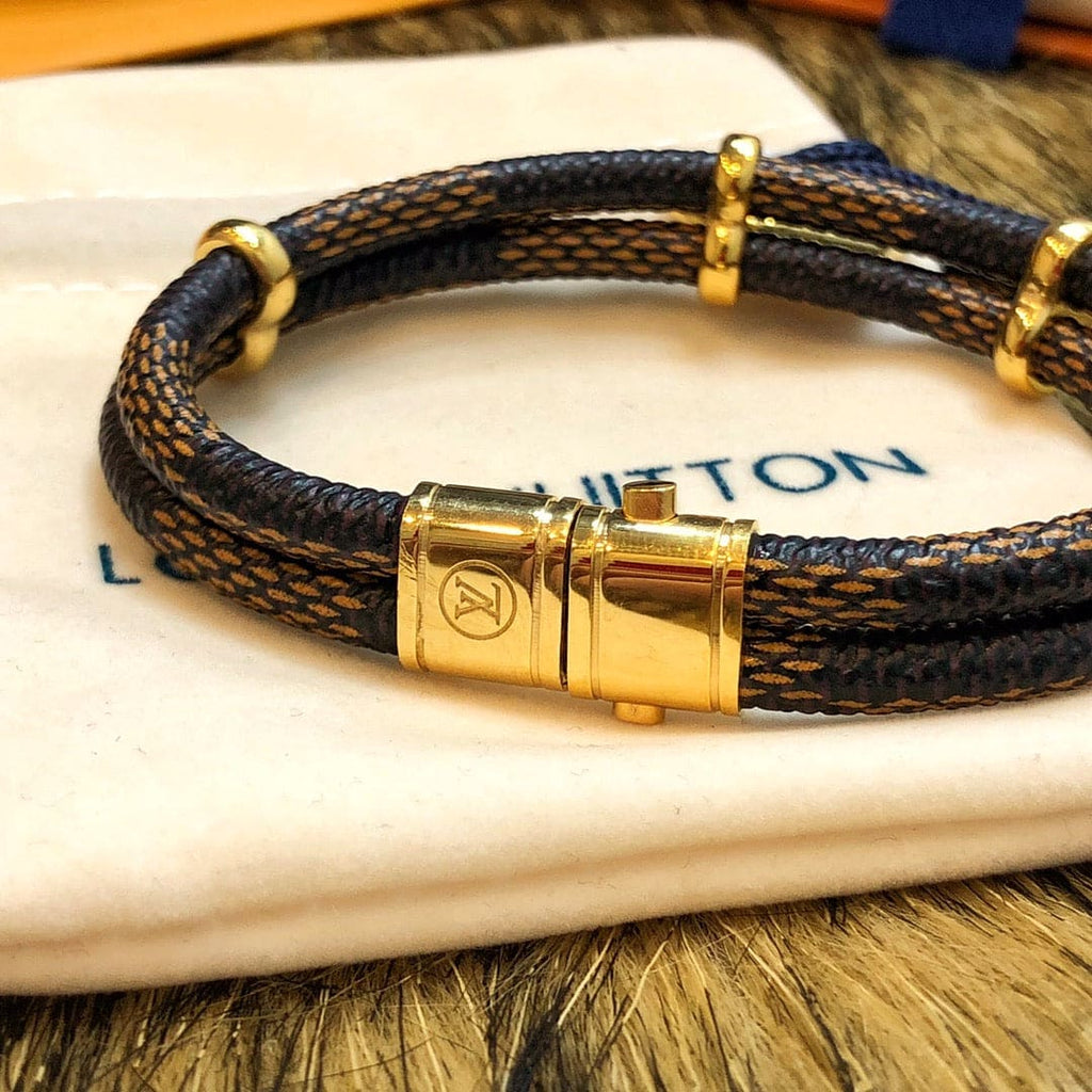 Louis Vuitton Keep It Twice 18K Gold Bracelet