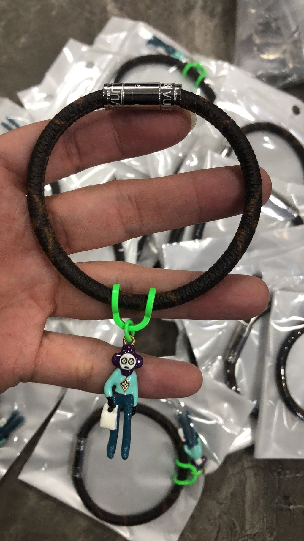 Louis Vuitton Hang It Mascot 18K Gold Bracelet