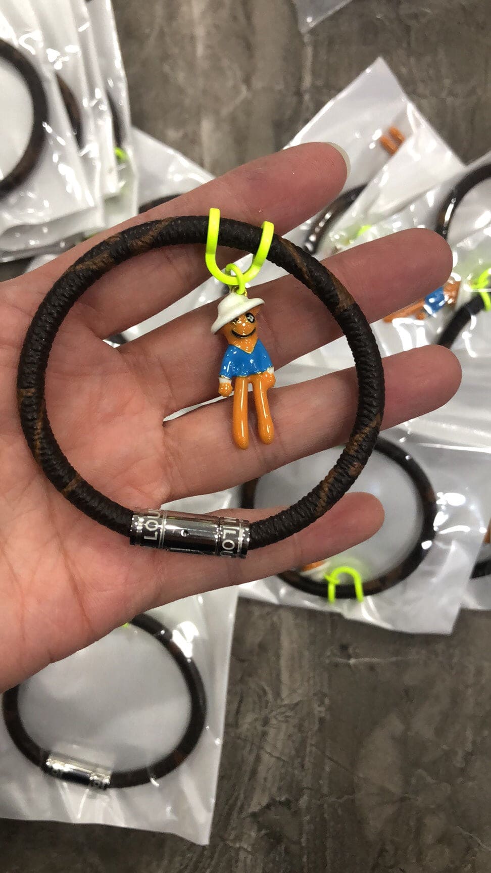 Louis Vuitton Hang It Mascot 18K Gold Bracelet