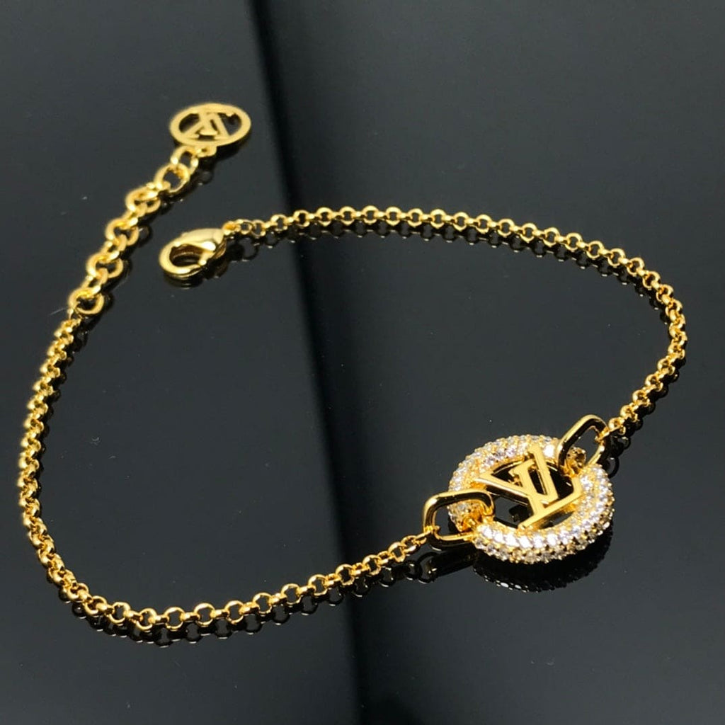 Louis Vuitton Vintage Diamonds 18K Gold Bracelet