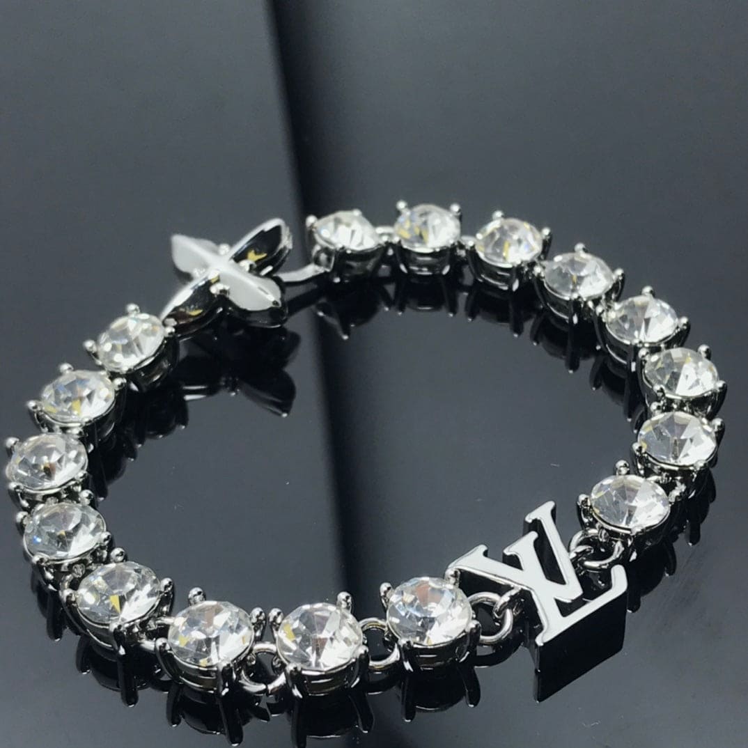 Louis Vuitton Crystals 18K Gold Bracelet