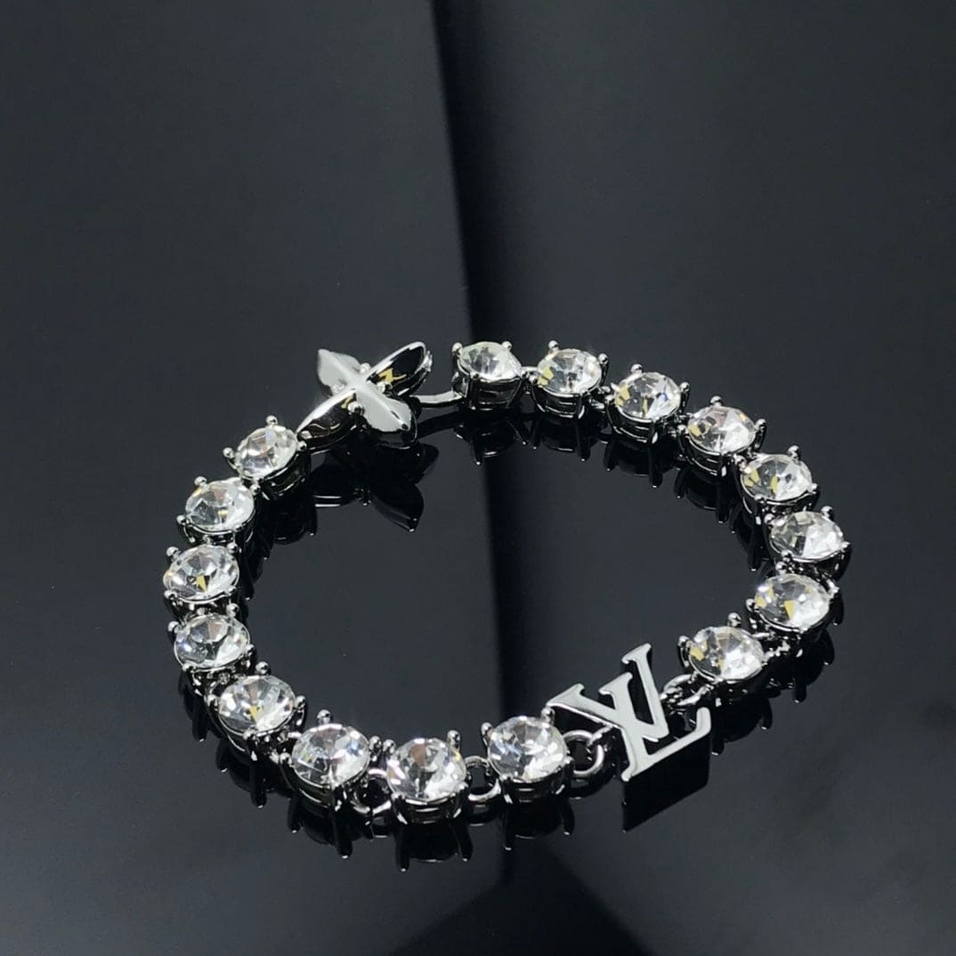 Louis Vuitton Crystals 18K Gold Bracelet