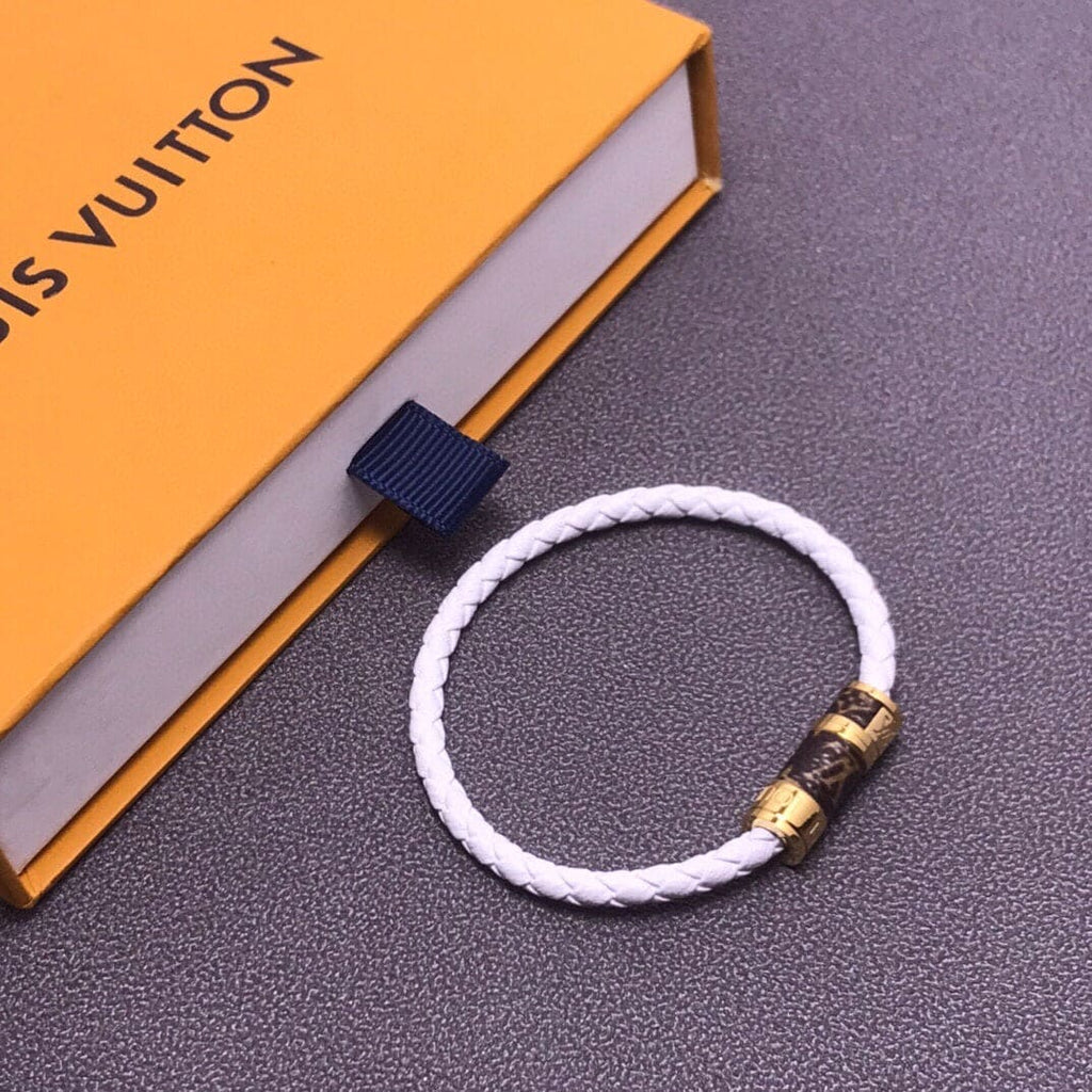 Louis Vuitton Braided 18K Gold Bracelet
