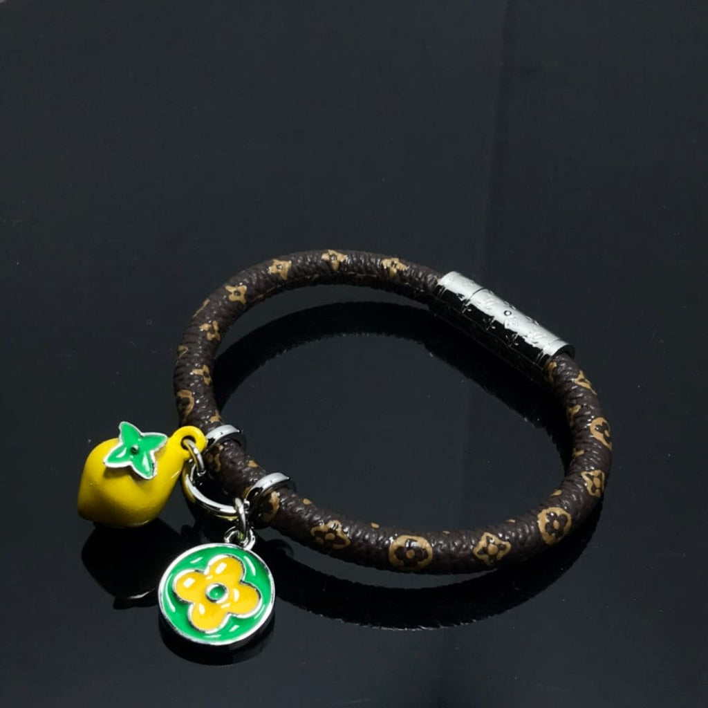 Louis Vuitton Hang It Fruits Lemon 18K Gold Bracelet