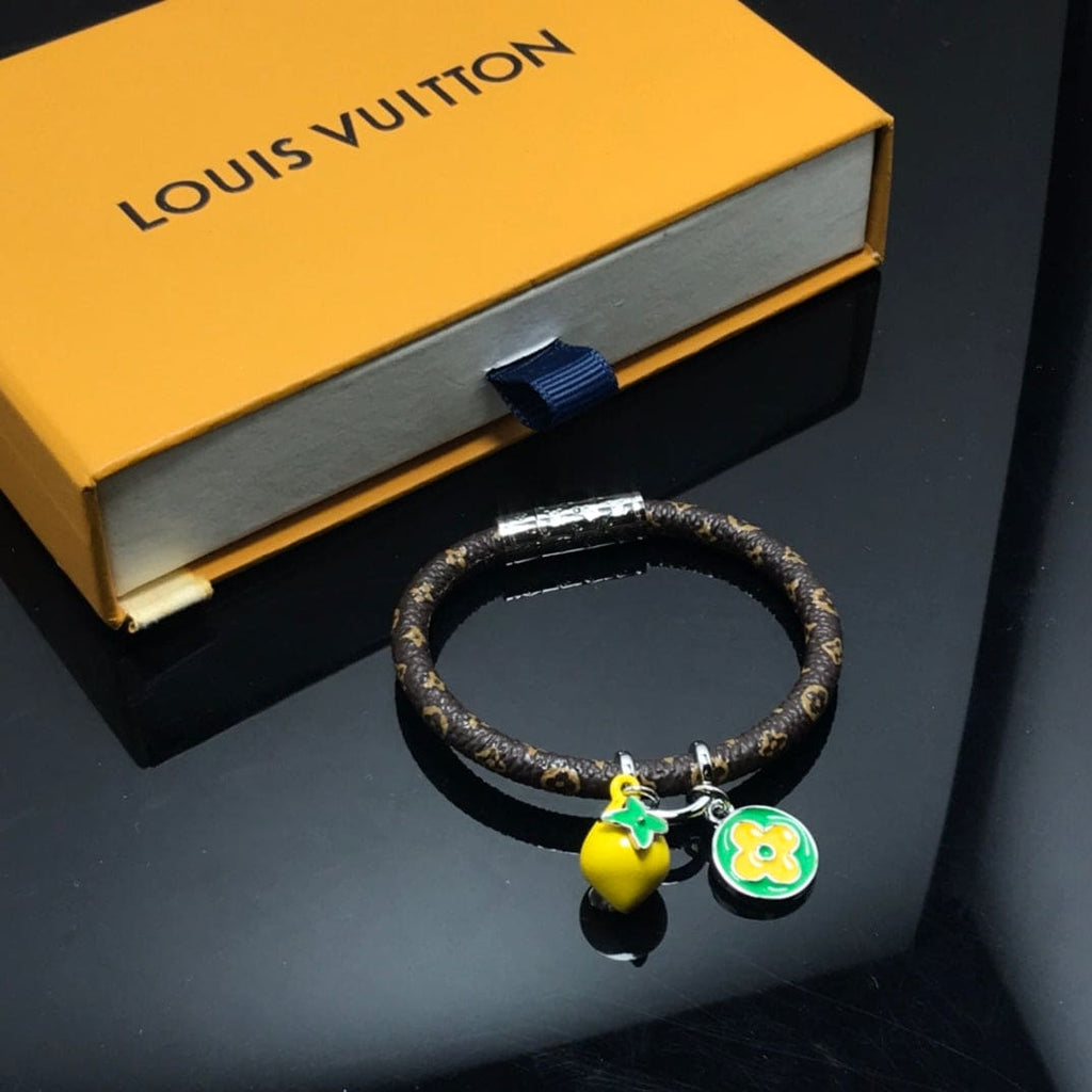 Louis Vuitton Hang It Fruits Lemon 18K Gold Bracelet