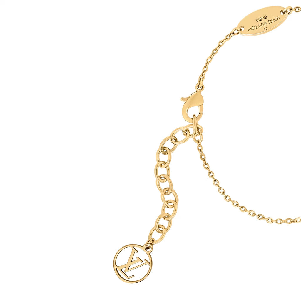 Louis Vuitton Nanogram 18K Gold Bracelet