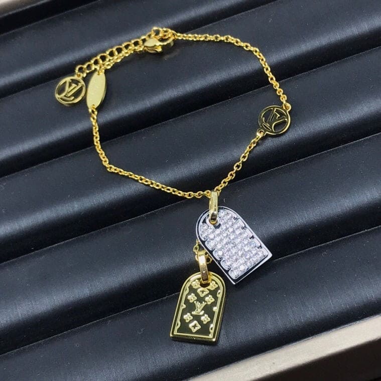 Louis Vuitton Nanogram 18K Gold Bracelet