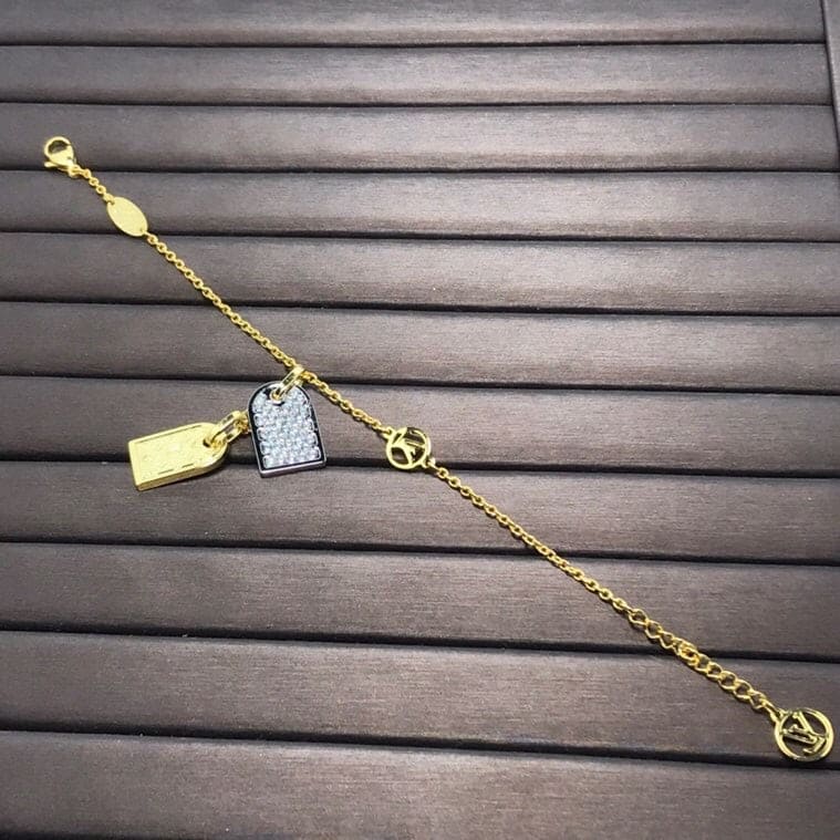 Louis Vuitton Nanogram 18K Gold Bracelet