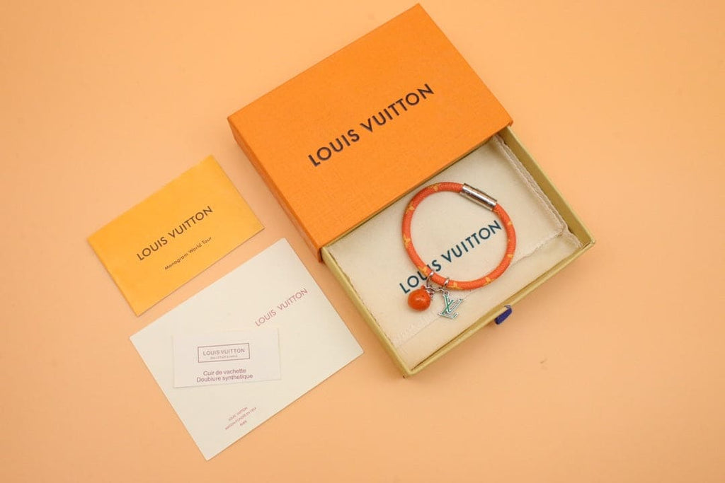 Louis Vuitton Hang It Fruits Orange 18K Gold Bracelet