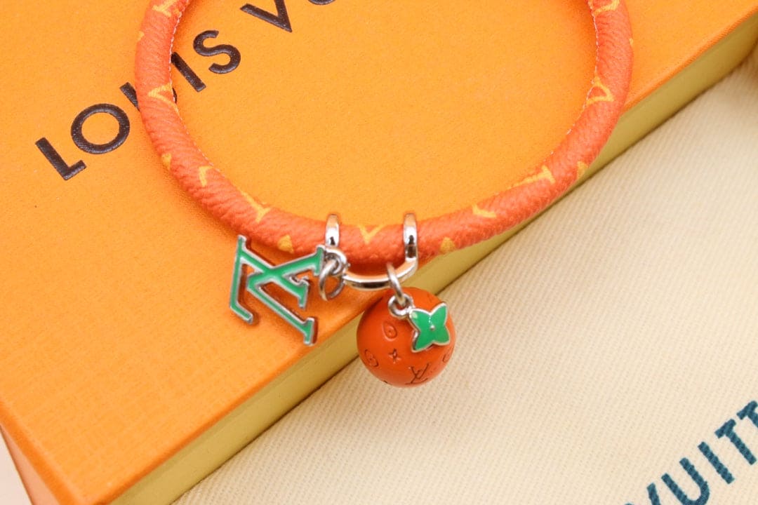 Louis Vuitton Hang It Fruits Orange 18K Gold Bracelet