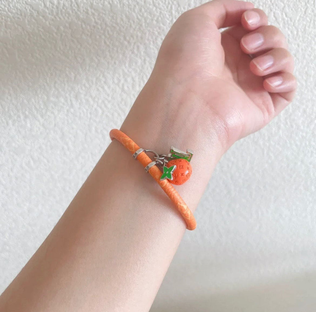 Louis Vuitton Hang It Fruits Orange 18K Gold Bracelet