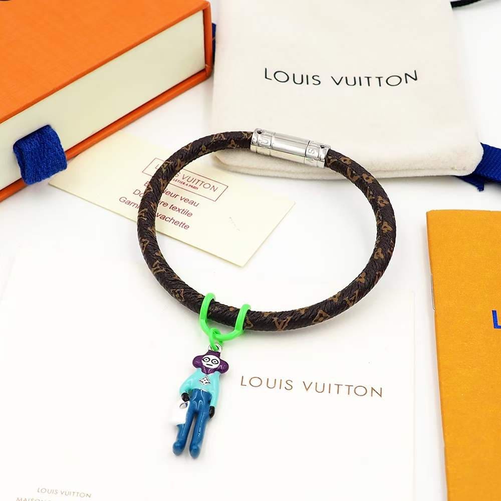 Louis Vuitton Hang It Mascot 18K Gold Bracelet