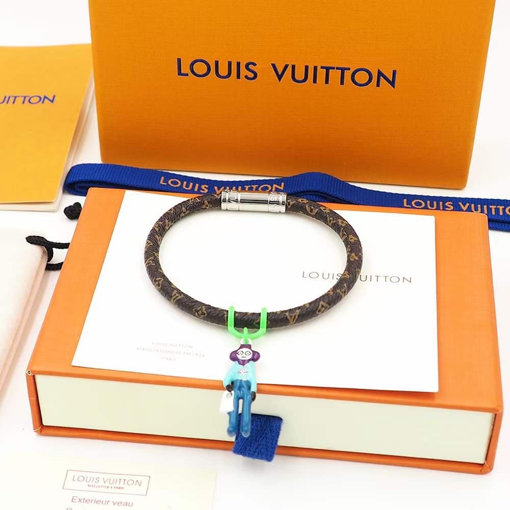 Louis Vuitton Hang It Mascot 18K Gold Bracelet