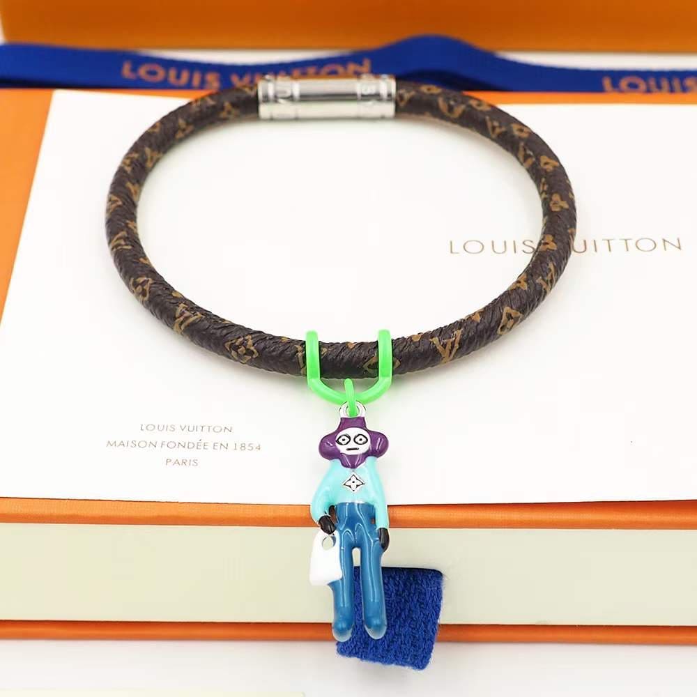 Louis Vuitton Hang It Mascot 18K Gold Bracelet