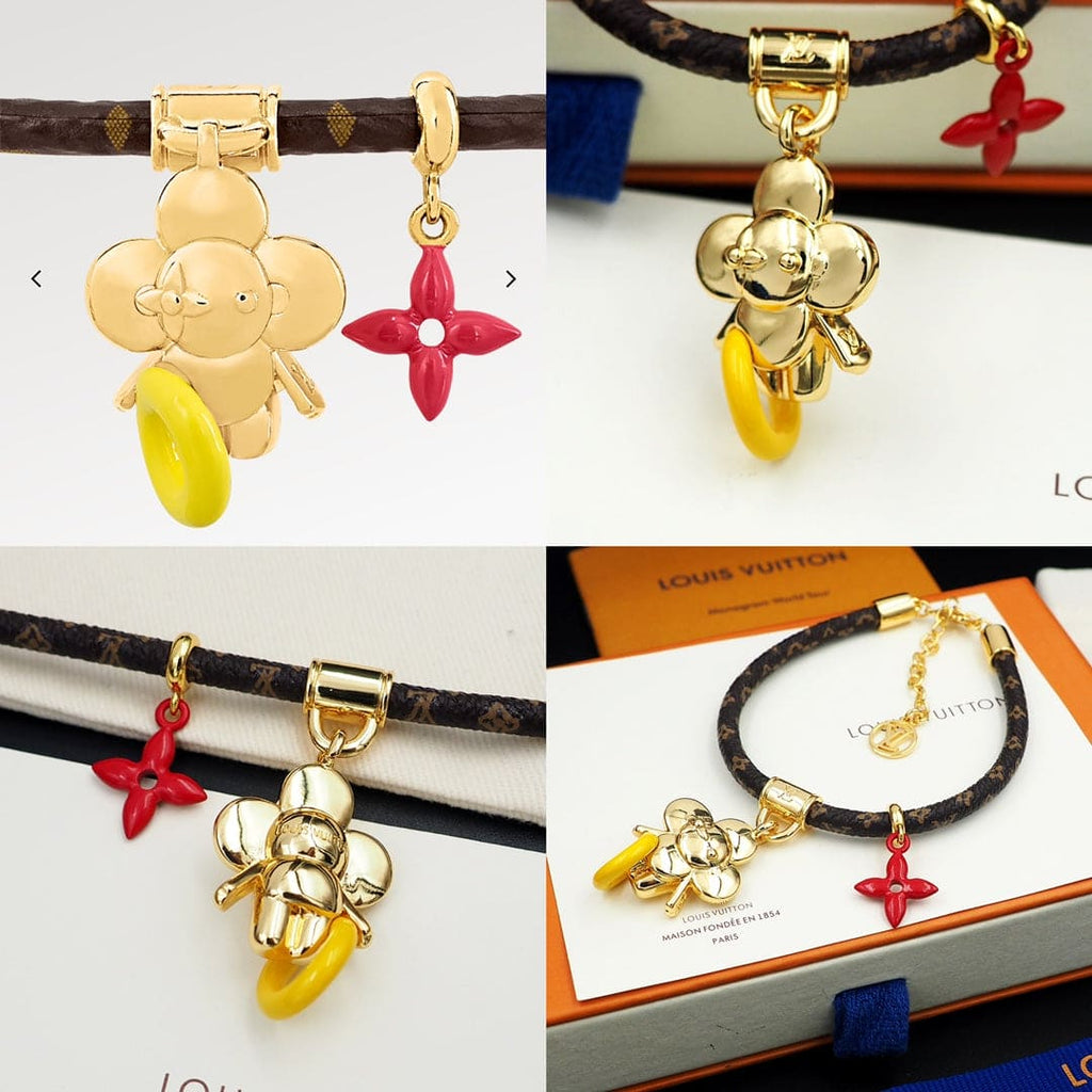 Louis Vuitton VIVIENNE POOL 18K Gold Bracelet