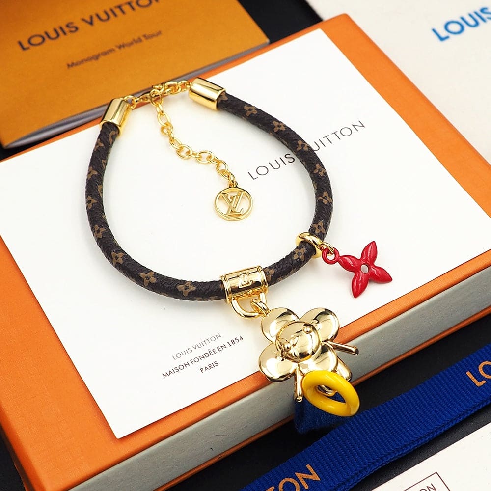 Louis Vuitton VIVIENNE POOL 18K Gold Bracelet