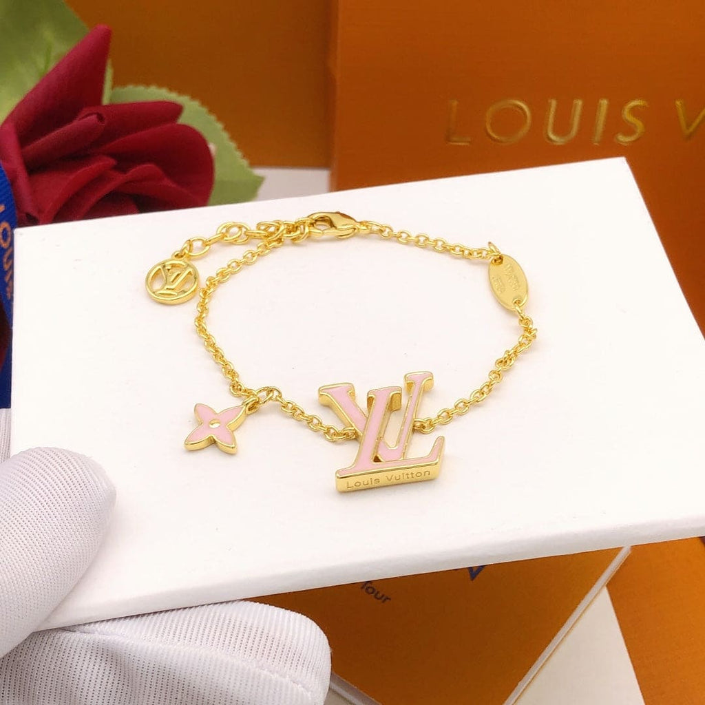 Louis Vuitton Iconic Enamel 18K Gold Bracelet
