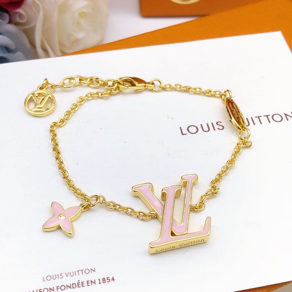 Louis Vuitton Iconic Enamel 18K Gold Bracelet