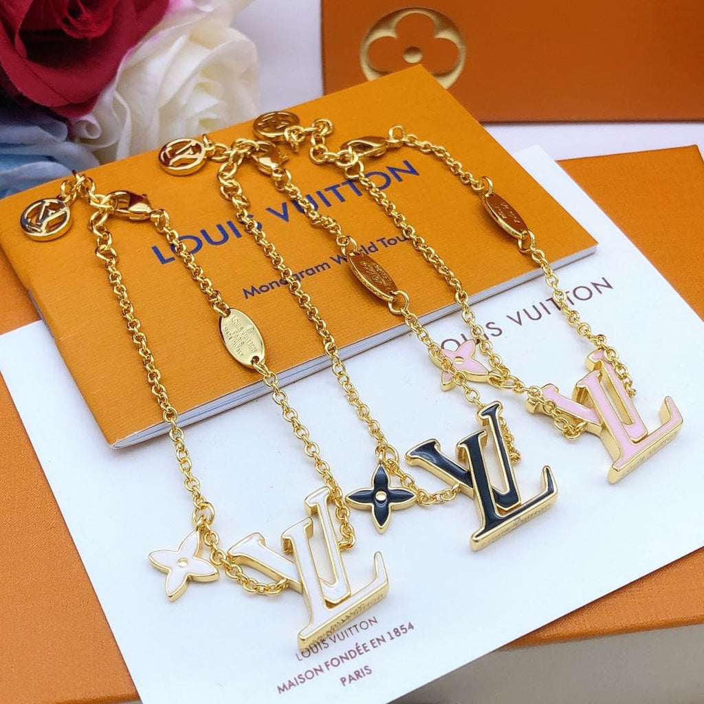 Louis Vuitton Iconic Enamel 18K Gold Bracelet